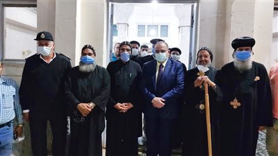 مدير أمن الأقصر يزور دير مارجرجس الرزيقات ويتفقد الخدمات الأمنية | صور