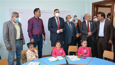 محافظ الدقهلية يفتتح مدرسة تعليم أساسي بعزبة راشد الكفر الجديد