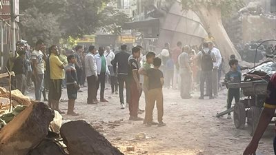  تشكيل لجنة هندسية لفحص آثار انهيار جزئي لعقار ببولاق الدكرور 