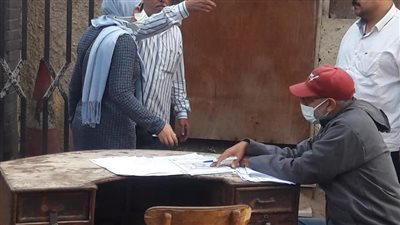 نظافة الجيزة تمنع دخول العاملين غير المطعمين بلقاح كورونا |صور