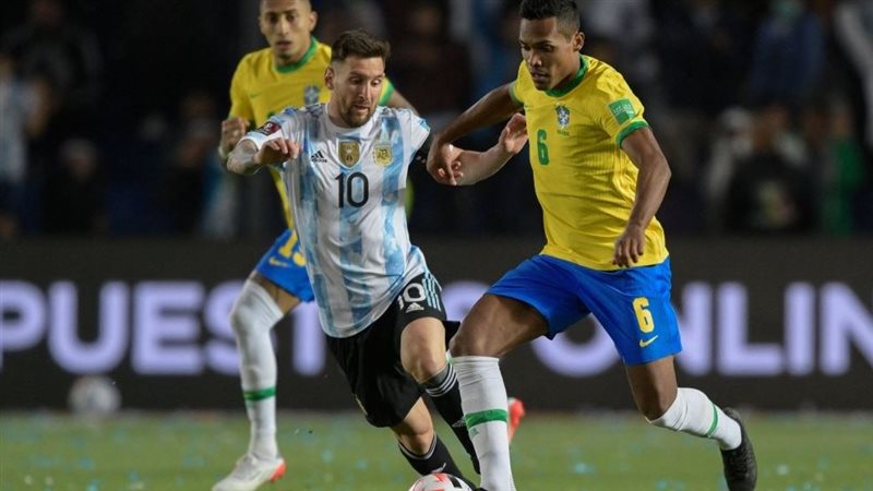 مباراة البرازيل والأرجنتين