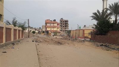 فتح طريق بالعريش بعد إغلاقه 8 سنوات | صور