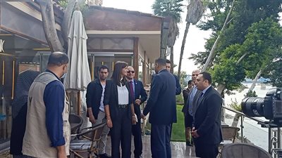 وزيرة الهجرة تتفقد موتيل المنصورة بعد تطويره | صور