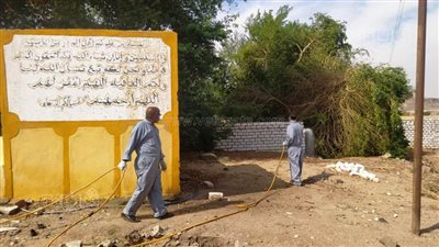  محافظ أسوان يتابع إزالة آثار تداعيات السيول.. وحملات لمكافحة الحشرات الضارة |صور