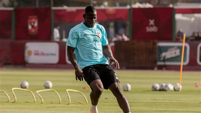 مران الأهلي| تدريبات منفردة للثنائي بيرسي تاو وأليو ديانج