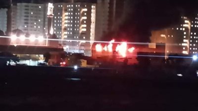 حريق يلتهم مصنع مكرونة بالإسكندرية | صور