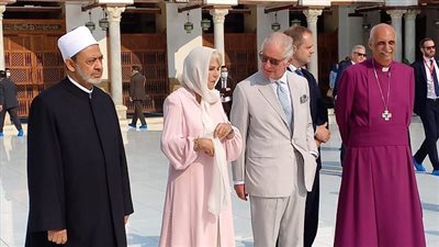  تشارلز: مهتمون بالاستفاة من التجربة المصرية في ترسيخ دور الأديان الذي ينمي وعي الفرد بدوره وواجباته تجاه مجتمعه