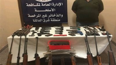 ضبط ورشة لتصنيع الأسلحة النارية في الدقهلية 