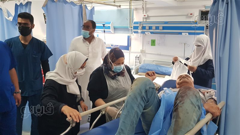 أحد المصابين إثر