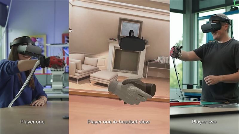 قفازات VR للمس الأشياء