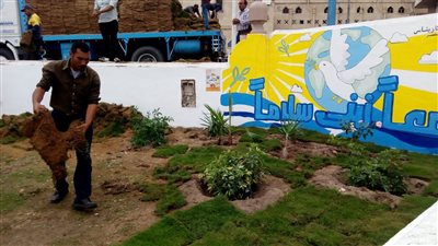 تنفيذ أعمال تجميل ورصف بمحافظة الإسكندرية |صور 