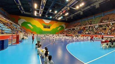 كاراتيه الأهلي | إجراء اختبارات الترقي للحزام لـ300 لاعب بمقر الجزيرة