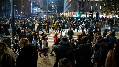 سقوط جرحى في تظاهرة ضد إجراءات 