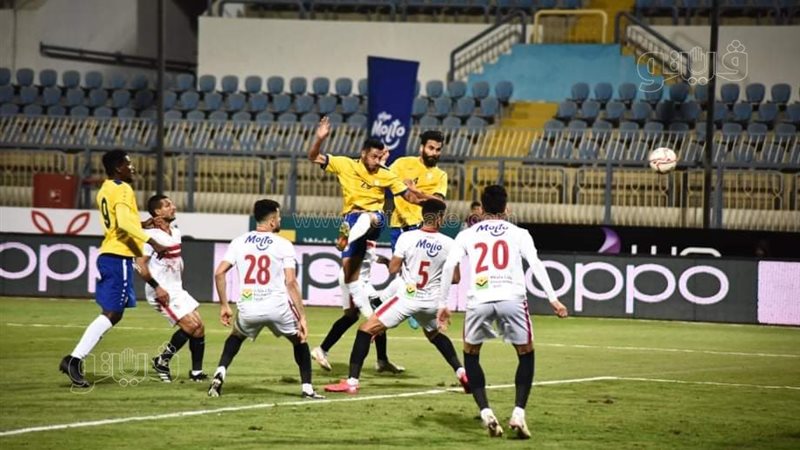من مباراة الزمالك