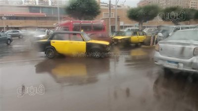 هطول أمطار غزيرة على الإسكندرية| فيديو وصور 