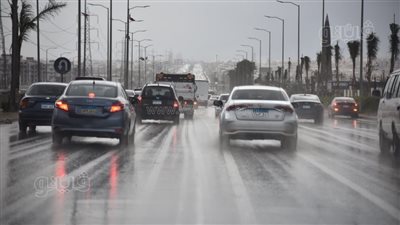 أمطار غزيرة وبرق ورعد في القاهرة والجيزة | فيديو وصور 