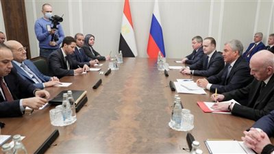 رئيس مجلس الشيوخ يدعو رئيس الدوما الروسي لزيارة مصر