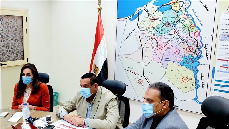 محافظ البحيرة يتابع