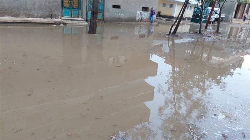 مياه الأمطار تغرق