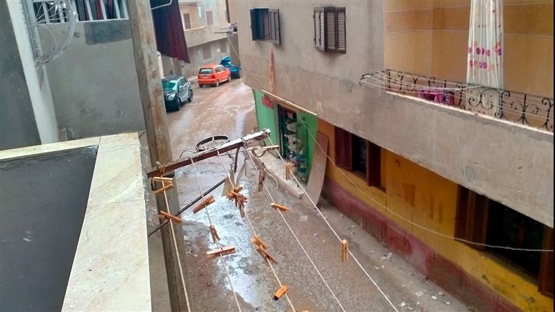 الأمطار تضرب المنوفية