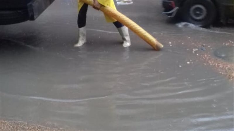 غرق شوارع الإسكندرية