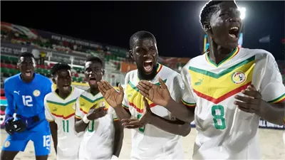 السنغال يكتسح موريتانيا 6-1 ويتوج بلقب أمم إفريقيا للكرة الشاطئية