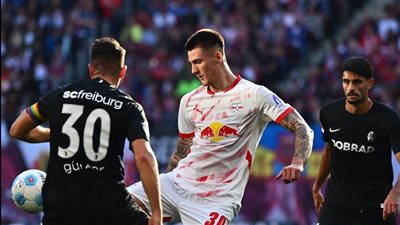 الدوري الألماني، لايبزيج يتأخر أمام فرايبورج بهدف في الشوط الأول