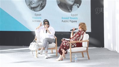 رسالة مؤثرة من إسعاد يونس في مهرجان الجونة لـ عادل إمام: هتفضل جوه القلب (فيديو وصور)