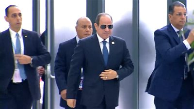 السيسي يصل إلى مقر احتفالية انتصارات أكتوبر 