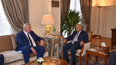 تفاصيل لقاء الأمين العام لجامعة الدول العربية مع وزير الخارجية الأوكراني