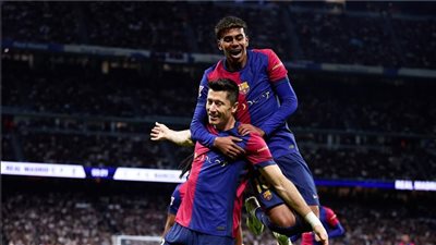 ليفاندوفسكي: ليس سهلًا تسجيل 4 أهداف في ملعب ريال مدريد