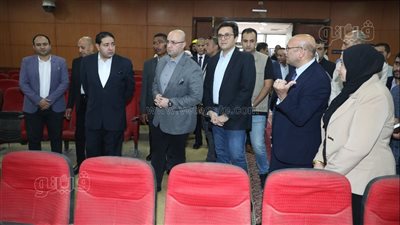 «غُنيم» و«هنو» يتفقدان قصر ثقافة بني سويف للوقوف على متطلبات دعمه