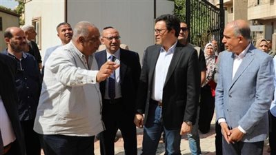 محافظ المنيا وأحمد هنو يتفقدان أعمال تجديد مسرح قصر الثقافة 