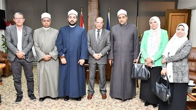 جامعة القناة تستقبل وفد الأزهر لإطلاق الأسبوع الثقافي (صور) 
