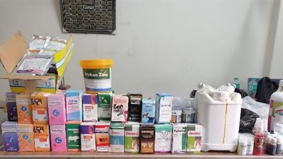 ضبط 513 عبوة دواء بيطري منتهي الصلاحية بالشرقية 