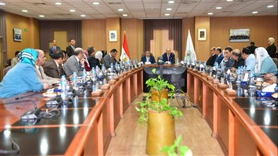 محافظ الدقهلية يشارك في مجلس جامعة المنصورة 