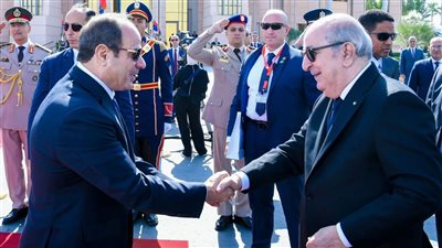 السيسي يستقبل رئيسي مجموعة حزب الشعب الأوروبي وإيني ويودع نظيره الجزائري (فيديو وصور)