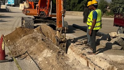 للقضاء على ضعف المياه، تدعيم خطوط مياه الشرب للمنطقة الصناعية بالأحايوة بسوهاج
