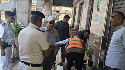 غلق وتشميع 48 معرض سيارات مخالف بمدينة دمياط الجديدة