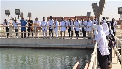 مياه الفيوم تستقبل طلاب كلية التمريض ضمن برنامج نشر ثقافة ترشيد الاستهلاك