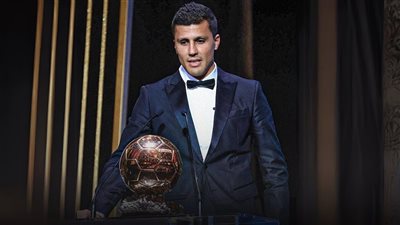 بدأها بتنهيدة أثارت الإعجاب، ماذا قال رودري بعد تتويجه بالكرة الذهبية لعام 2024 (فيديو)