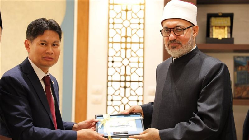 مفتي الجمهورية يستقبل