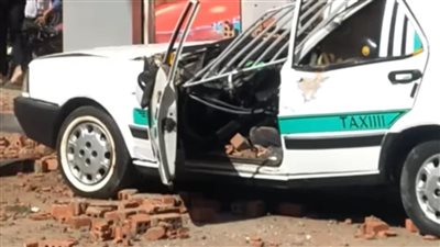 انهيار حائط بلكونة في المنيا يتسبب في إصابة 4 أشخاص (صور)