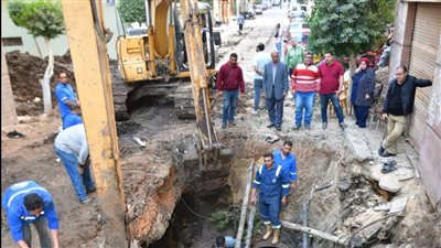 محافظ الدقهلية يتفقد أعمال الصيانة بمحطة الصرف الصحي بمدينة المنصورة