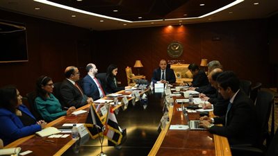 رئيس الرقابة المالية يلتقي ممثلي البنك الآسيوي للاستثمار لبحث سبل التعاون المشترك