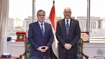 وزير العمل يلتقي السفير علاء حجازي قبل استلام مهامه كمندوب دائم لمصر بالأمم المتحدة