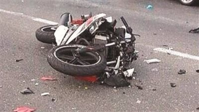 مصرع عامل فى انقلاب دراجة بخارية ببندر المنشاة بسوهاج