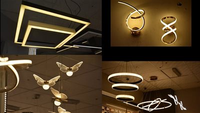 أحدث تشطيبات الكهرباء في العتبة بسعر الجملة.. أطباق دوارة ذكية بديلًا للنجف ودلايات عصرية.. وأسعار المفاتيح تبدأ من 20 جنيهًا (فيديو وصور) 