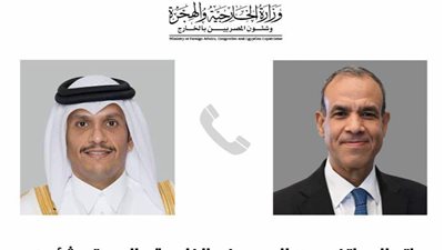 وزير الخارجية يبحث مع نظيره القطري جهود وقف إطلاق النار بغزة ولبنان