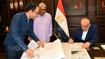 محافظ الأقصر يعتمد المخطط الاستراتيجي العام لمدينة القرنة 